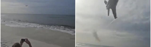 "PLAVI ANĐELI" NAPRAVILI HAOS NA PLAŽI! Snimak američkih aviona šokirao svet: "Mislila sam da će nas pregaziti, ovako nesto nikada nisam videla" (VIDEO)