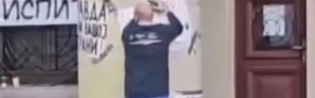 NOŽEM CEPAO transparente ispred Pravnog  (VIDEO)