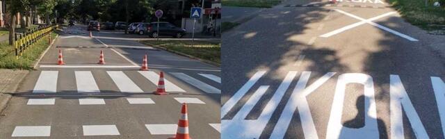 Na lokalnim putevima u toku obeležavanje horizontalne saobraćajne signalizacije