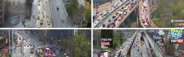 Kišica napravila haos u Beogradu! Saobraćaj mili, napravio se kolaps: Ove deonice su najkritičnije