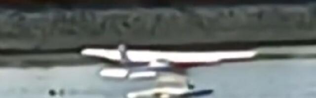 Avionom sleteo na Savu, okupao se i odleteo (VIDEO)