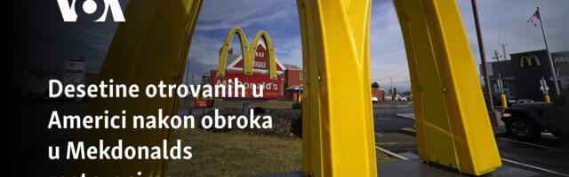 Desetine otrovanih u Americi nakon obroka u Mekdonalds  restoranima