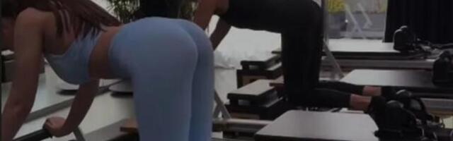 ČIJA GUZA JE BOLJA MAMINA ILI ĆERKINA? Navukle HELANKE, pa se utrkivale u ISTEZANJU - muškarci na izdisaju