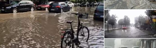 Grad pod vodom: Novi Pazar potopljen nakon kratkotrajnog pljuska