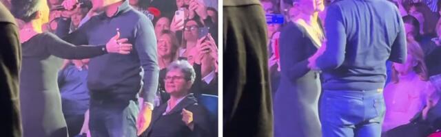 Vlado Georgiev se iz publike pridružio Amiri Medunjanin na sceni: Zapevali zajedno poznatu pesmu