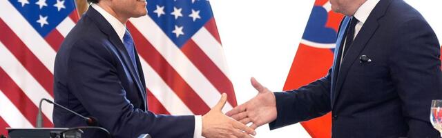 "NE TRAŽIMO OD EVROPE DA BUDE VAZAL AMERIKE" Rubio negirao da SAD žele da se povuku iz NATO-a! U poseti Slovačkoj kod Fica, a onda ide kod Orbana! (FOTO/VIDEO)