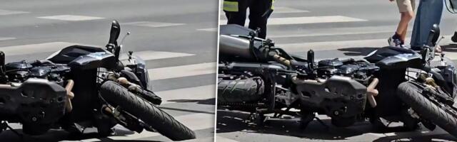 Motociklista teško povređen: Stravičan sudar u Novom Sadu (VIDEO)