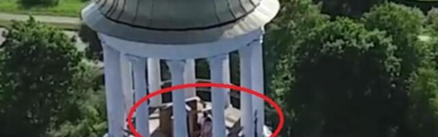 DRON SNIMIO DVOJE NEVERNIKA U LJUBAVNOM ZANOSU NA VRHU MANASTIRA: Bili INTIMNI do kraja, ništa im nije SVETO! VIDEO