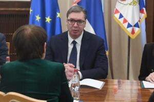 Вучић са делегацијом ЕБРД-а о стратешким пројектима и инвестицијама
