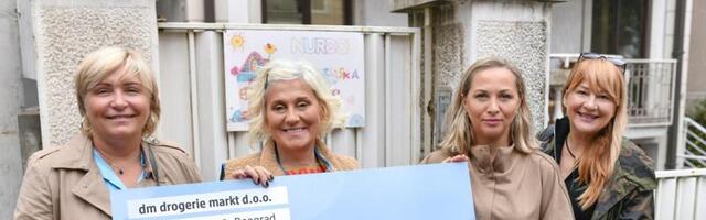 Dve decenije brige i zajedništva: dm drogerie markt donirao pet miliona dinara NURDOR-u