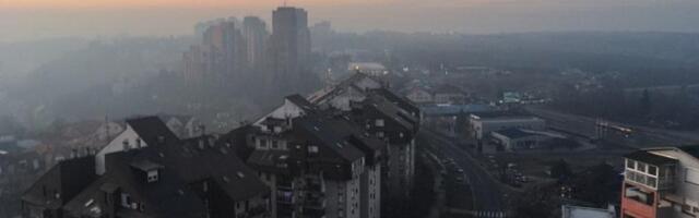 Vazduh u Beogradu zagađen, vrednosti PM 2,5 čestica devet puta iznad dozvoljenog proseka
