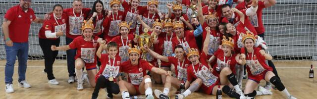 CRVENO-BELE RUKOMETAŠICE PONOVO ŠAMPIONKE: Crvena zvezda odbranila titulu!