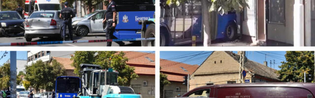SNIMAK OTKRIVA KAKO JE DOŠLO DO NESREĆE U ZEMUNU Zabeležen trenutak  kada je autobus udario devojčicu na pešačkom prelazu, a potom i u zaustavljene automobile