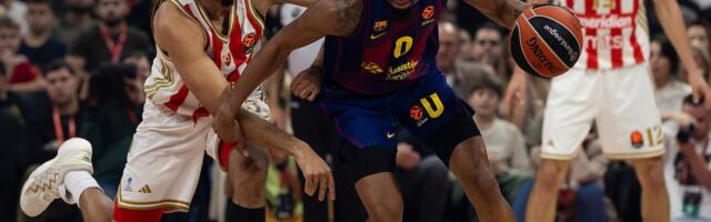 OVAKO JE BARSA UTIŠALA BEOGRADSKU ARENU: Za one koji su propustili meč - pogledajte kako je Crvena zvezda doživela peti poraz u Evroligi (VIDEO)