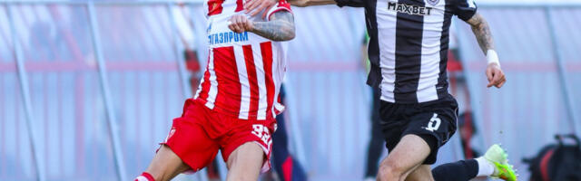 Brutalna Zvezda! Tri komada Partizanu u derbiju za devetu uzastopnu titulu