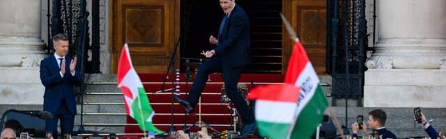 Nakon položene zakletve Peter Mađar se obratio hiljadama okupljenih ispred mađarskog parlamenta