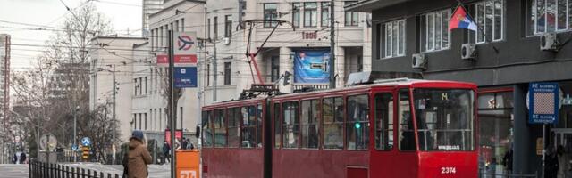 Sudar tramvaja i vozila Hitne u centru Beograda