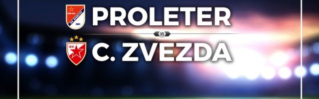 UŽIVO: Proleter - Crvena zvezda 0:1