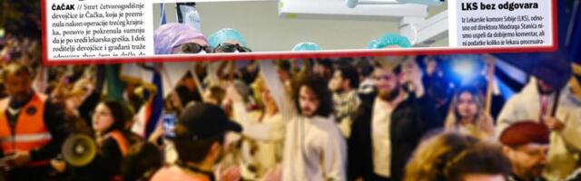 LICEMERJE! Šolakov blokaderski "Danas" menja narativ čim se otkrilo da je doktor koji je lečio devojčicu iz Čačka - blokader