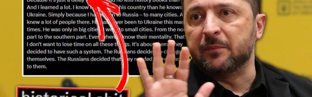 "NE TREBA MI ISTORIJSKO ĐUBRE DA ZAVRŠIM RAT, NISAM ČITAO MANJE KNJIGA OD PUTINA!" Zelenskom opet "popustio" rečnik tokom obraćanja (FOTO)