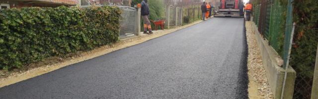 Asfaltirana Lešnička ulica u MZ Bresnica