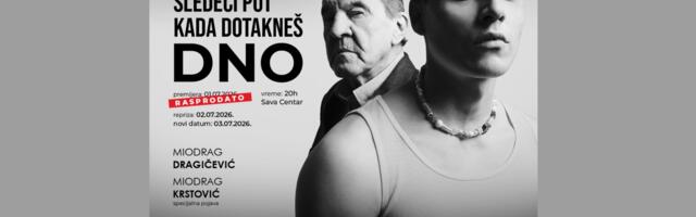 Roman koji je osvojio Francusku stiže na scenu Sava Centra: Nakon rasprodate premijere zakazana nova izvođenja predstave „Sledeći put kada dotakneš dno“
