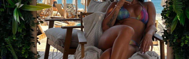 "Dobro dupe" u prvom planu! Vatrena Srpkinja pozirala u tigrastom bikiniju, u ovaj detalj svi gledaju (FOTO)