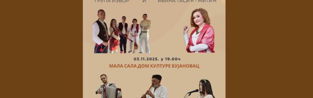Na novoustanovljenim Danima izvorne muzike u Bujanovcu nastupa Izvor iz Vranja