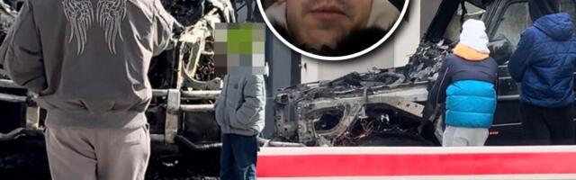 Najbizarnije scene u Beogradu na vodi! Deca dolaze da se slikaju pored izgorelog džipa Bake Praseta