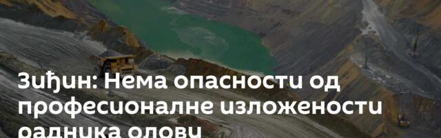 Зиђин: Нема опасности од професионалне изложености радника олову