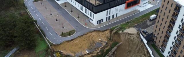 Ponovo došlo do obrušavanja saobraćajnice kod Centara izvrsnosti u Kragujevcu