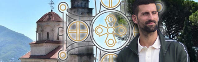 NOVAK ĐOKOVIĆ ODVEO DECU U MANASTIR: Stefan, Tara i krst koji je nosio Sveti Sava