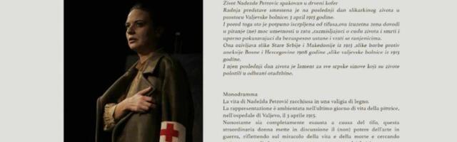 Dokumentarna izložba i monodrama o Nadeždi Petrović u Italiji