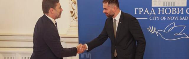 PRVENSTVO EVROPE ZA VETERANE U JUNU U NOVOM SADU: Predsednik Evropske stonoteniske unije posetio novosadsku Gradsku kuću