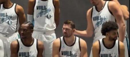 HIT SCENA - JOKIĆ LUPIO "ĆUŠKU" DONČIĆU! Luka ispalio sočnu psovku na srpskom, pa udario Nikolu u nezgodno mesto! (VIDEO)