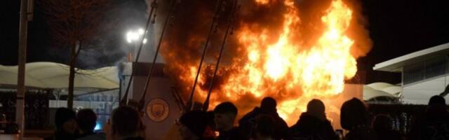 OGLASIO SE MANČESTER SITI ZBOG POŽARA: Evo kakvo je stanje ispred stadiona šampiona Engleske!