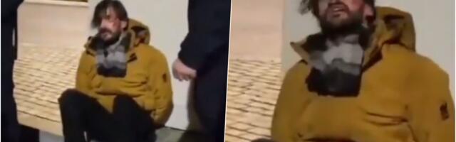 OBJAVLJEN SNIMAK BLOKADERA KOJI JE NOŽEM IZBO ČOVEKA ISPRED SKUPŠTINE! S lisicama na rukama, evo šta je rekao policajcima (VIDEO)