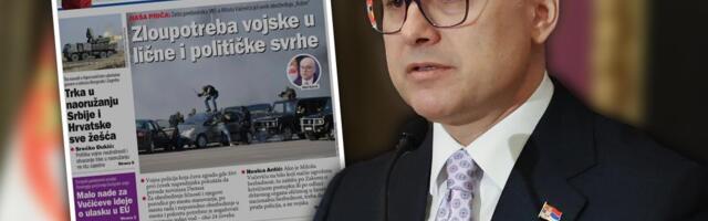 BLOKADERSKI TABLOID "DANAS" NACRTAO METU NA ČELU MILOŠU VUČEVIĆU! Pratili njegovo kretanje, objavili koliko ga ljudi čuva, gde su sigurnosne kamere...