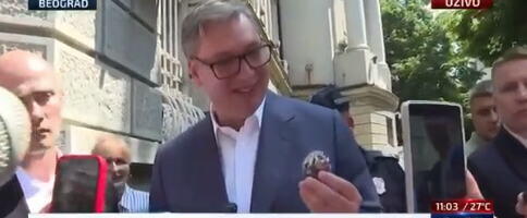 KAKAV ŠOK NA BLOKADERSKOJ N1- APLAUZ VUČIĆU UŽIVO U PROGRAMU! Demonstranti GSP pozdravili predsednika koji je obećao rešenje problema (VIDEO)