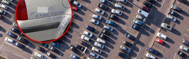 JOJ! Hteo da pomogne, pa markerom po kolima