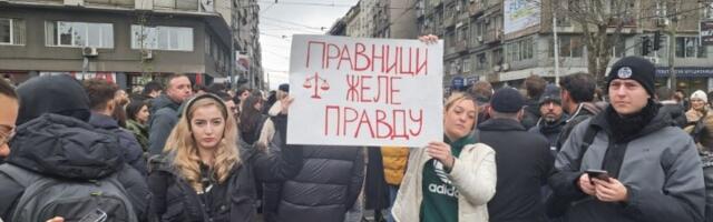 „No pasaran“: Advokati podržali studente, pridružili im se na protestu
