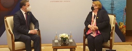 Selaković u Antaliji razgovarao sa Biserom Turković: Srbija za jačanje regionalne saradnje