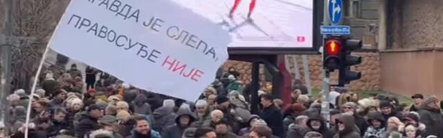 VIDEO U Beogradu održan "Marš na pravosuđe": "Pobediće pravna država"