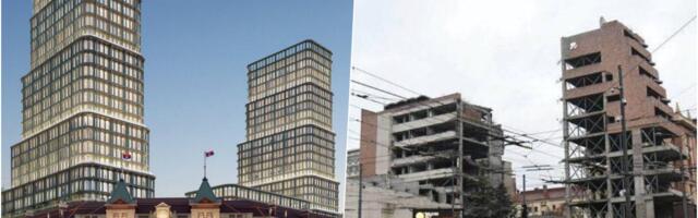 SLIKA GOVORI VIŠE OD 1000 REČI! Sa jedne strane Vučićeva vizija Srbije, sa druge strane blokaderska: Umesto investicija i razvoja, ostaje SRUŠEN GENERALŠTAB