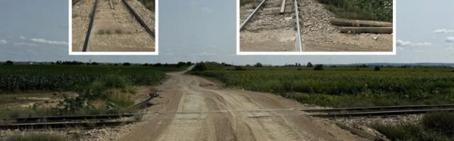 RASPAD SISTEMA U SURČINU: Traktori uništili pružni prelaz, za komunalnu inspekciju sve u redu!