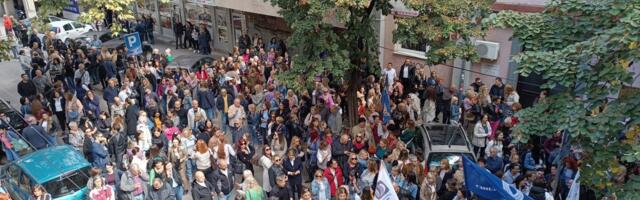Nakon Beograda, najmasovniji protest prosvetara bio u Nišu