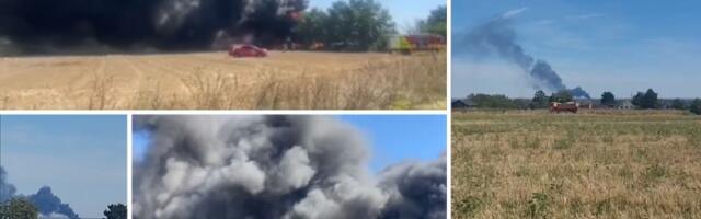 Vatrena stihija u Novom Sadu:  Industrijski objekat u plamenu, čuju se detonacije (VIDEO)
