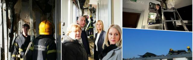 PRVE SLIKE POSLE POŽARA U SPECIJALNOM SUDU: Ministar pravde obišao prostorije i naložio hitan tehnički pregled zgrade u Ustaničkoj!