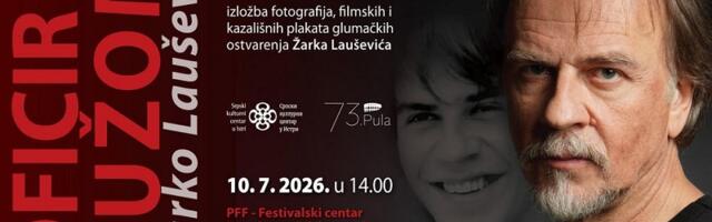 Izložba „Oficir s ružom – Žarko Laušević“ uoči 73. Pulskog filmskog festivala