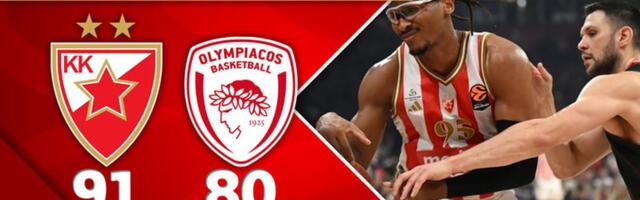 Zvezda na krilima Nvore i Mekintajera razbila Olimpijakos: Ovo su najbolji potezi!